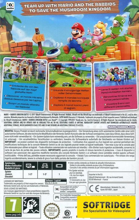Actual product image Ubisoft Mario & Rabbids - Kingdom Battle (Switch, DE)