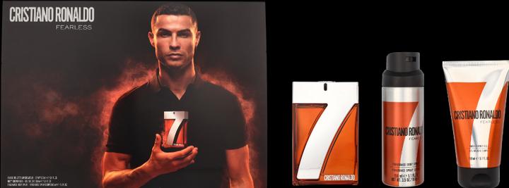 Immagine prodotto CR7 Cristiano Ronaldo Fearless Set regalo 3 pezzi: Eau de Toilette 100ml - Gel doccia 150ml - Body (Set profumo)