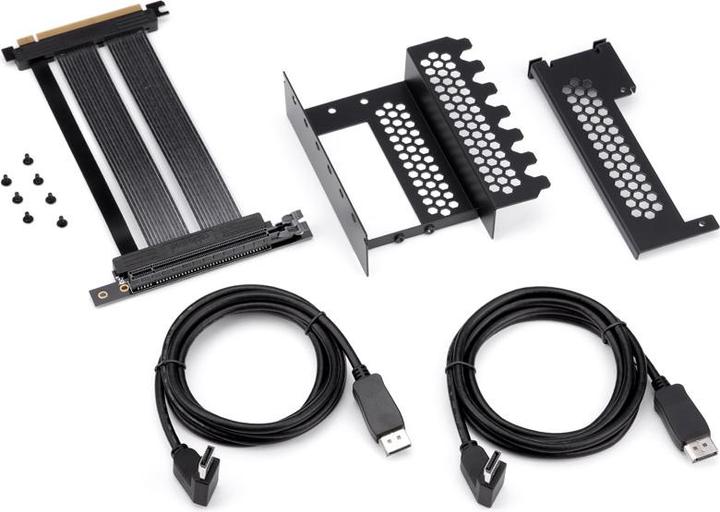 Image du produit CableMod Vertical PCI-e Bracket PCI-e 4.0 Edition, 2x DisplayPort - noir