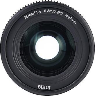 Produktbild Sirui VP-1-35B VISION PRIME T1.4 Vollformat Cine Lens 35mm schwarz (Vollformat)