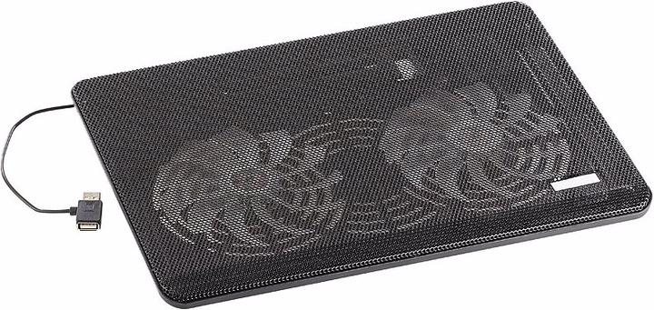 Produktbild Callstel Notebook-Kühler bis 35,6 cm (14"), 2 Ventilatoren, 1.000 U/Min., 10 dB