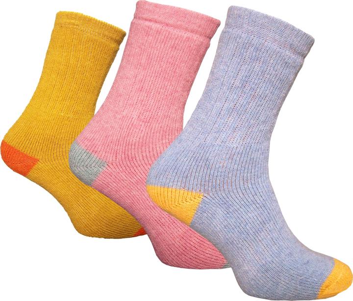 Mustard, Pink, Blue