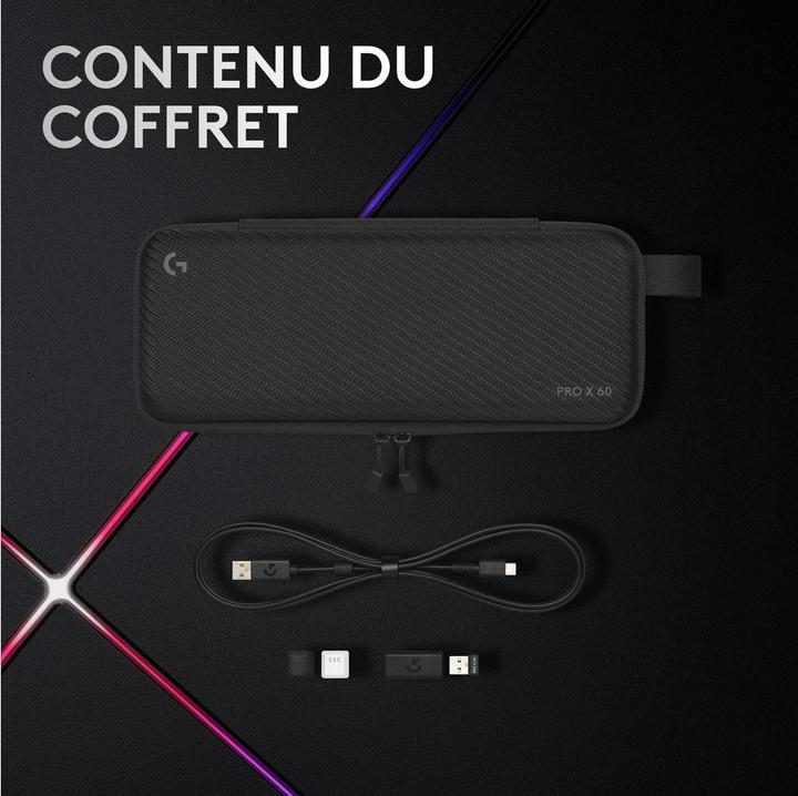 Actual product image Logitech G Pro X 60 (CH, Wireless, Cable)