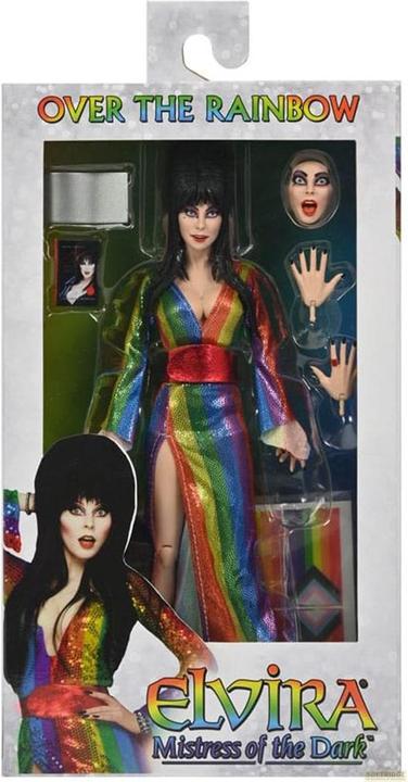 Produktbild Neca Elvira, Mistress of the Dark Clothed Actionfigur Over the Rainbow Elvira 20 cm