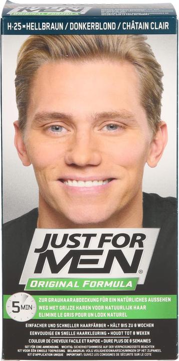 Image du produit Just For Men Shampooing colorant de soin brun clair, 60 ml de shampooing (60 ml, Shampoing liquide)