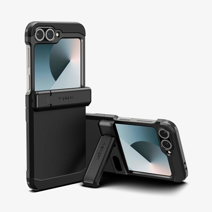 Immagine prodotto Spigen - Tough Armor Pro MagSafe - Samsung Galaxy Z Flip6 / Flip7 FE - Black (Samsung Galaxy Z Flip6, Samsung Galaxy Z Flip7 FE)