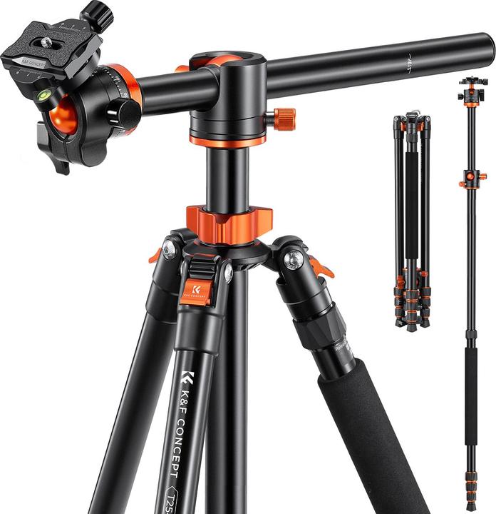 K&F Concept T254A8+BH-28L Trépied en alliage d'aluminium et de magnésium (Métal)