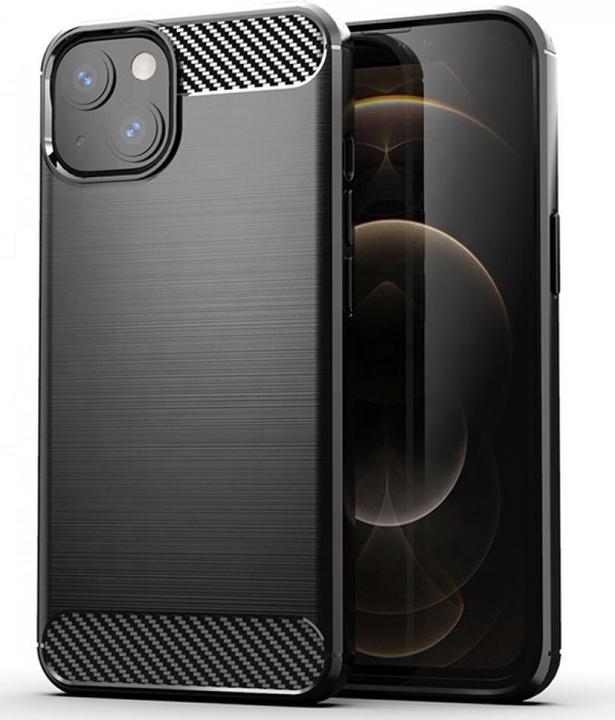 Immagine prodotto Screenguard Custodia in TPU morbido spazzolato al carbonio (Apple iPhone 13)