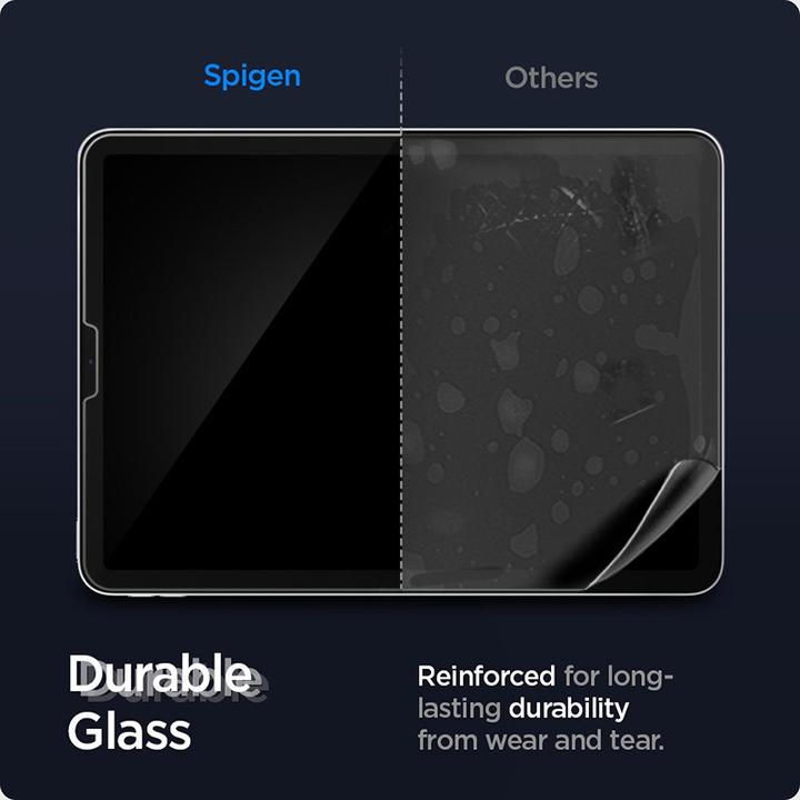 Actual product image Spigen tempered glass Glas.TR "EZ FIT" for iPad Air 4 2020 / 5 2022 (1 Piece, iPad Air 2020 (4. Gen))