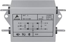 Actual product image Epcos Mains filter, 6A, 250VAC, quick connection