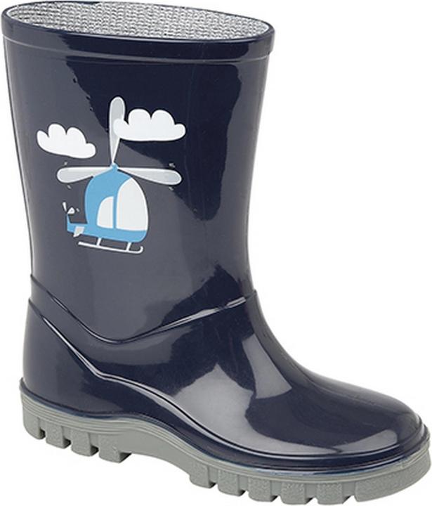 Storm Wells Stromwells Jungen Hubschrauber PVC Gummistiefel