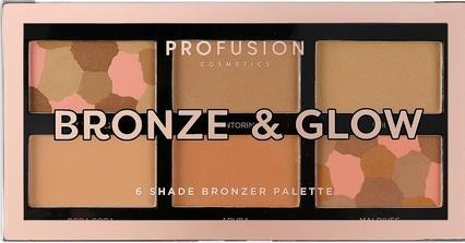 Produktbild Profusion Cosmetics Bronze & Glow 6 Farbtöne Bronzer Palette (Bronze, 60 g)