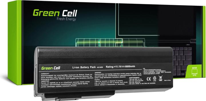 Actual product image GreenCell Laptop Battery for Asus A32-M50 A32-N61 N43 N53 G50 - 11.1V - 6600mAh (9 Cells, 6600 mAh)