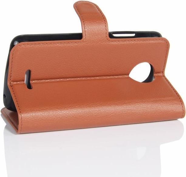 Produktbild MU Classic Lederhülle mit Litchitextur (Motorola Moto C Plus)