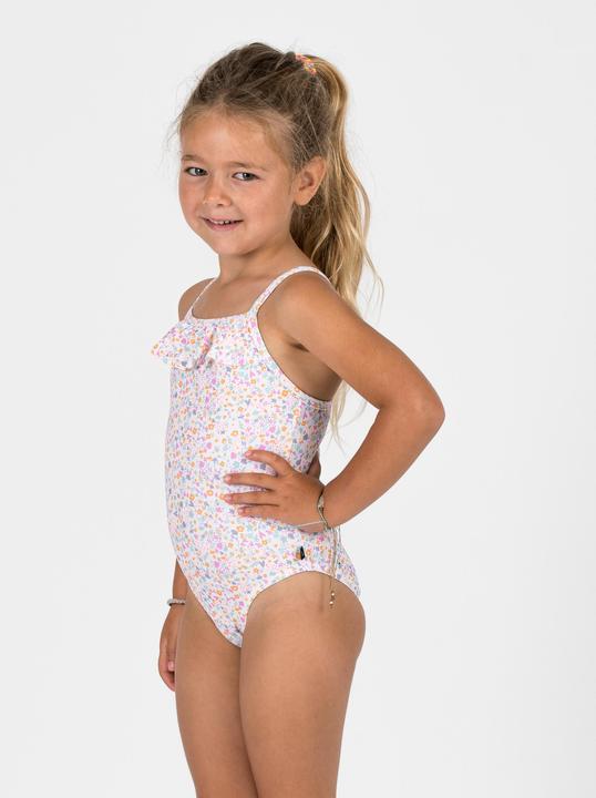 Produktbild Nabaiji Badeanzug Baby/Mädchen mit Rüschen - Print Blumen weiss/rosa (86)