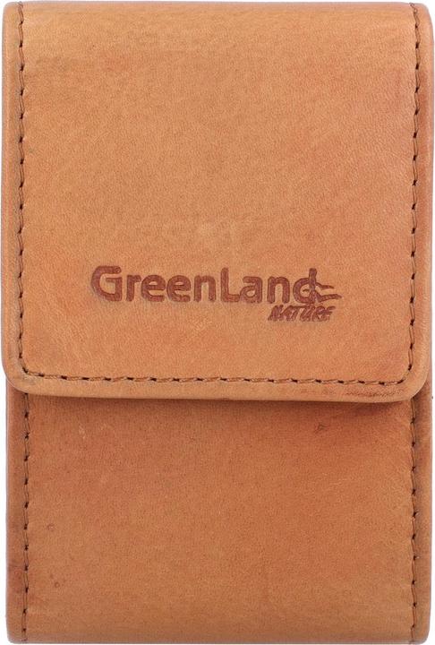 Greenland Nature Kreditkartenetui RFID Schutz Leder 7 cm