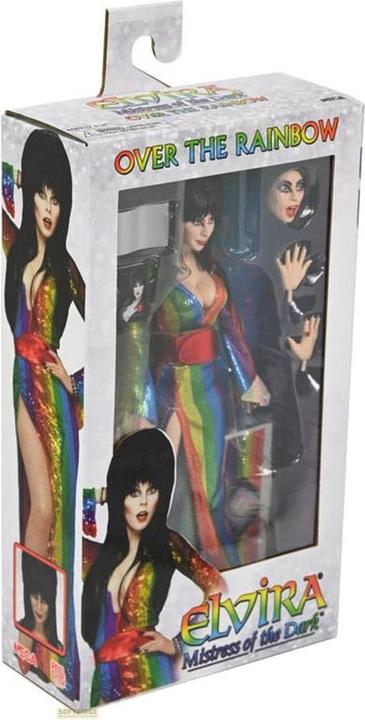 Produktbild Neca Elvira, Mistress of the Dark Clothed Actionfigur Over the Rainbow Elvira 20 cm