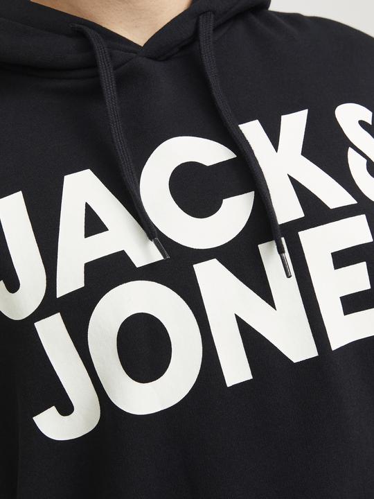 Immagine prodotto Jack & Jones Felpa con cappuccio Basic Logo Plus Size (XL, 3XL)