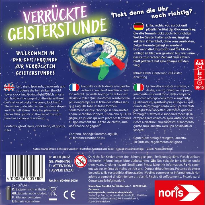 Produktbild Noris Verrückte Geisterstunde (Deutsch)