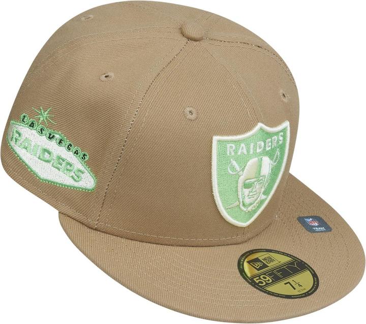 Actual product image New Era 59Fifty Fitted Cap - Las Vegas Raiders khaki - 6 7/8 (6 7/8)