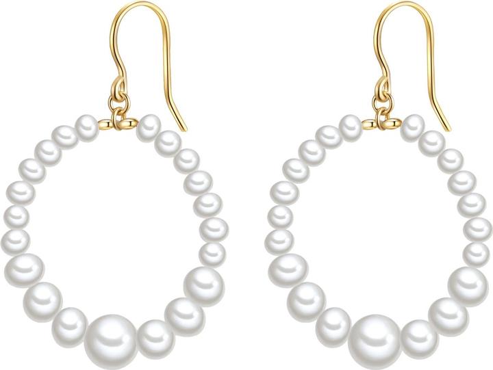 Image du produit Valero Pearls Femme argent sterling perle d'eau douce de culture or jaune - 28639 (Argent Sterling)