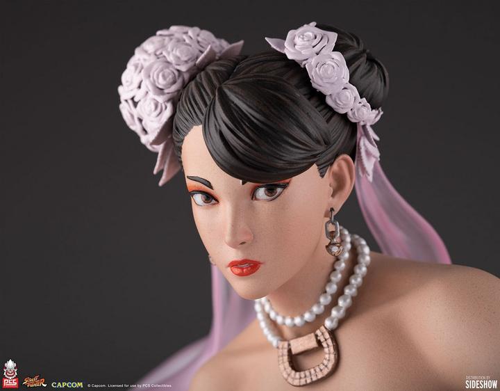 Actual product image PCS Street Fighter statuette 1/4 Wedding Chun-Li 39 cm
