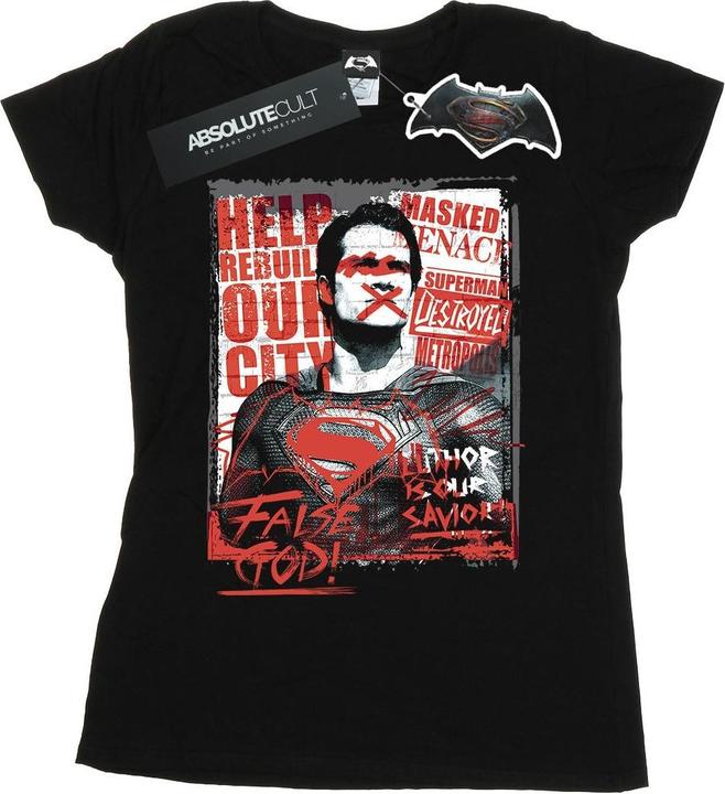 Batman v Superman Falscher Gott BaumwollTShirt