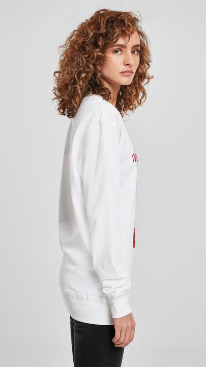 Actual product image Merchcode Ladies Merry Christmas Cat Crewneck (XS)