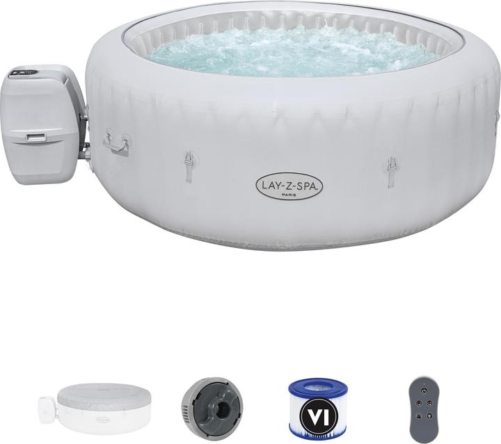Produktbild Bestway Lay-Z-Spa Paris AirJet incl LED verlichting (6 Pers.)