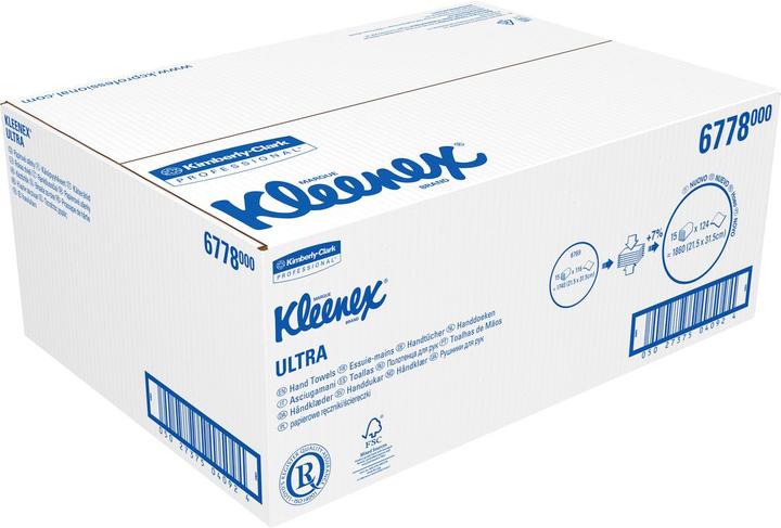 Kleenex ® Ultra Hygiene-Formathandtücher interfold (15 x)