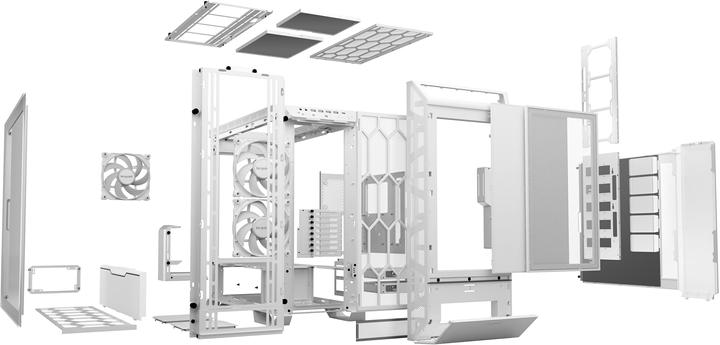Actual product image be quiet! DARK BASE PRO 901 White (XL-ATX, mATX, Mini-ATX, ATX)