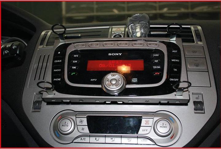 Produktbild KS Tools Radio-/Navigationsgerät Entriegelungswerkzeug, VW, 2-tlg