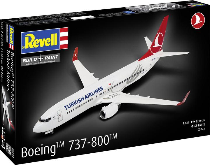 Actual product image Revell Boeing 737-800 Turkish Airlines