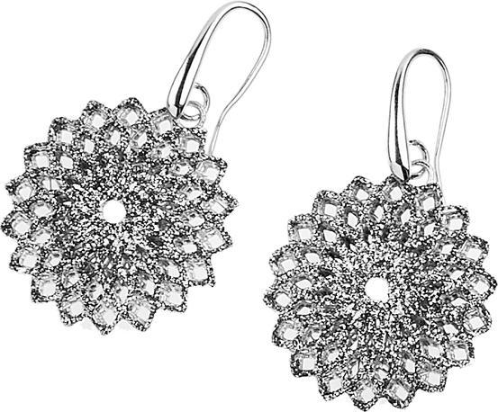 Ottaviani Earrings with silver glitter