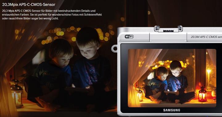Produktbild Samsung NX3000, 16-50mm Kit (APS-C / DX)