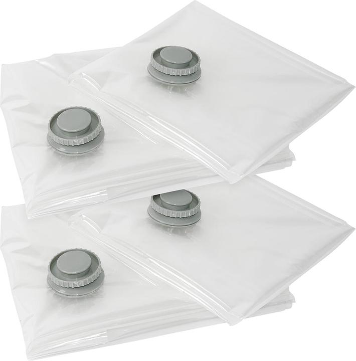Immagine prodotto Storage Solutions Sacchetti sottovuoto per indumenti e biancheria da letto, 4 pezzi, trasparenti, 2 misure