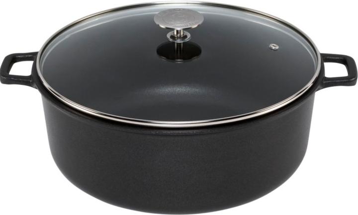 Image du produit de Buyer Choc Extreme Cocotte anti-adhésive avec couvercle en verre, induction (28 cm, Cocotte + faitout, Aluminium)