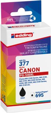 Produktbild Edding Tintenpatrone Druckerpatrone ersetzt PG 540XL Schwarz (BK)
