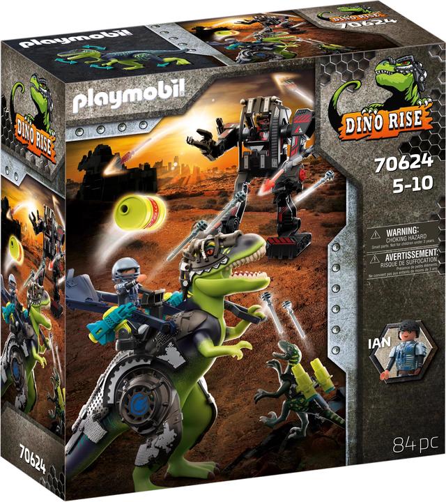 Produktbild Playmobil T-Rex: Gefecht der Giganten (70624, Playmobil Dinos)