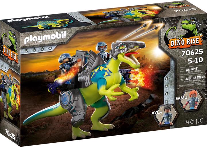 Actual product image Playmobil Spinosaurus: Double defense power (70625, Playmobil dinos)