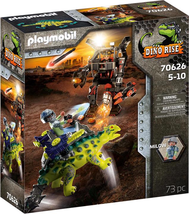 Image du produit Playmobil Saichania : Défense du coureur de combat (70626, Dinosaures Playmobil)