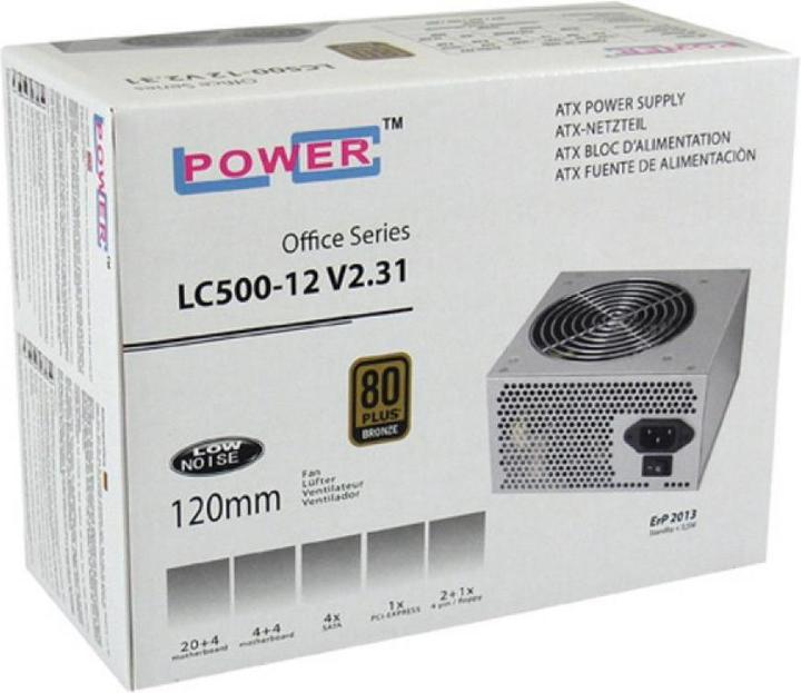 Actual product image LC-Power Office Series - LC500-12 V2.31 (350 W)