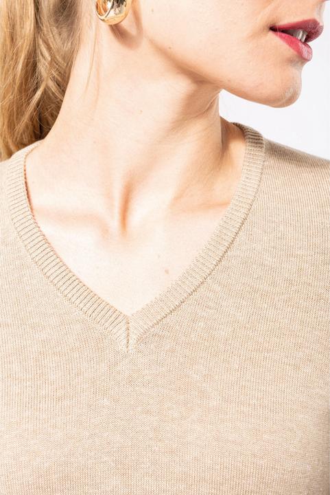 Actual product image Kariban Women's v-neck sweater (M)