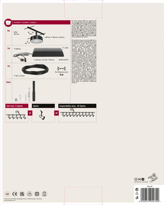 Produktbild Paulmann Wire System Circle (400 lm)