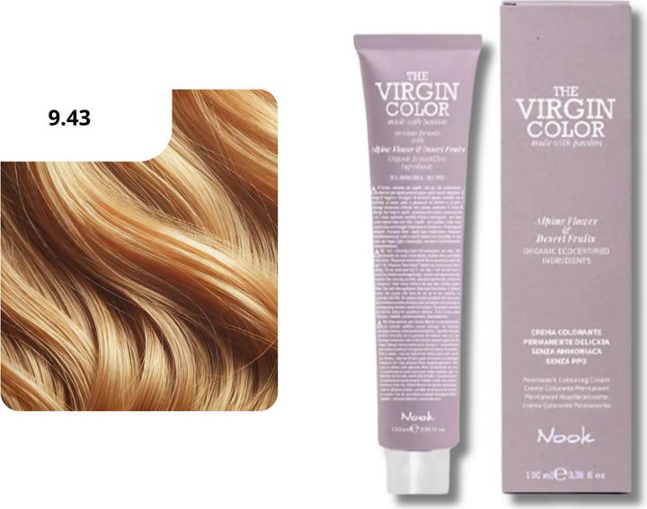 9.43 - Very light golden copper blonde