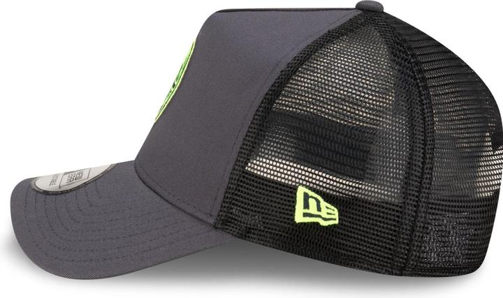 Actual product image New Era A-Frame Mesh Trucker Cap - AC Milan charcoal