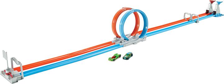 Hot Wheels track Two loops