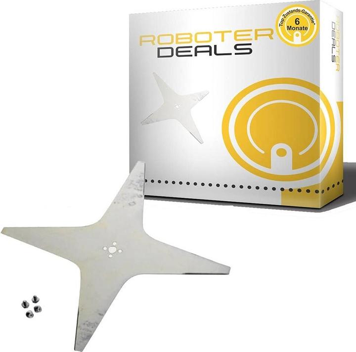 Immagine prodotto Roboter Deals Coltelli per Ambrogio L60 Serie Basic, Deluxe, Elite (Robot falciante, Lame per tosaerba + lame di ricambio per macchine da giardino)