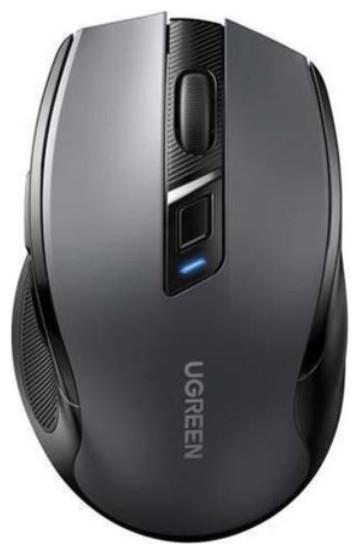 Actual product image Ugreen Wireless mouse 2.4 GHz&BT (black) (Wireless)