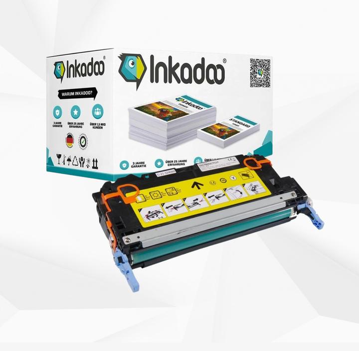 Actual product image Inkadoo Toner Compatible with Canon 1657B002 / 711Y Toner, Yellow Yellow (Y)